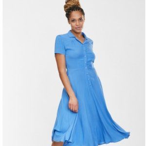 Collectif London Blue Swing Gayle Dress